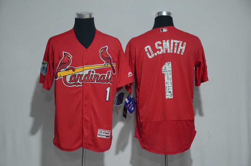 St. Louis Cardinals #1 O.Smith Red 2017 Spring Training Flexbase Collection Stitched Jersey,We sell and wholesale St. Louis Cardinals #1 O.Smith Red 2017 Spring Training Flexbase Collection Stitched Jersey on line form chian!